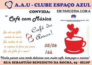 12º Café com Música @ AAA Clube Espaço Azul | São Paulo | Brasil