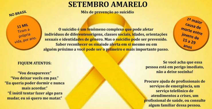 Campanha Setembro Amarelo Ipmu