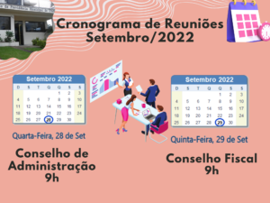 Cronograma de Reuniões 09/2022