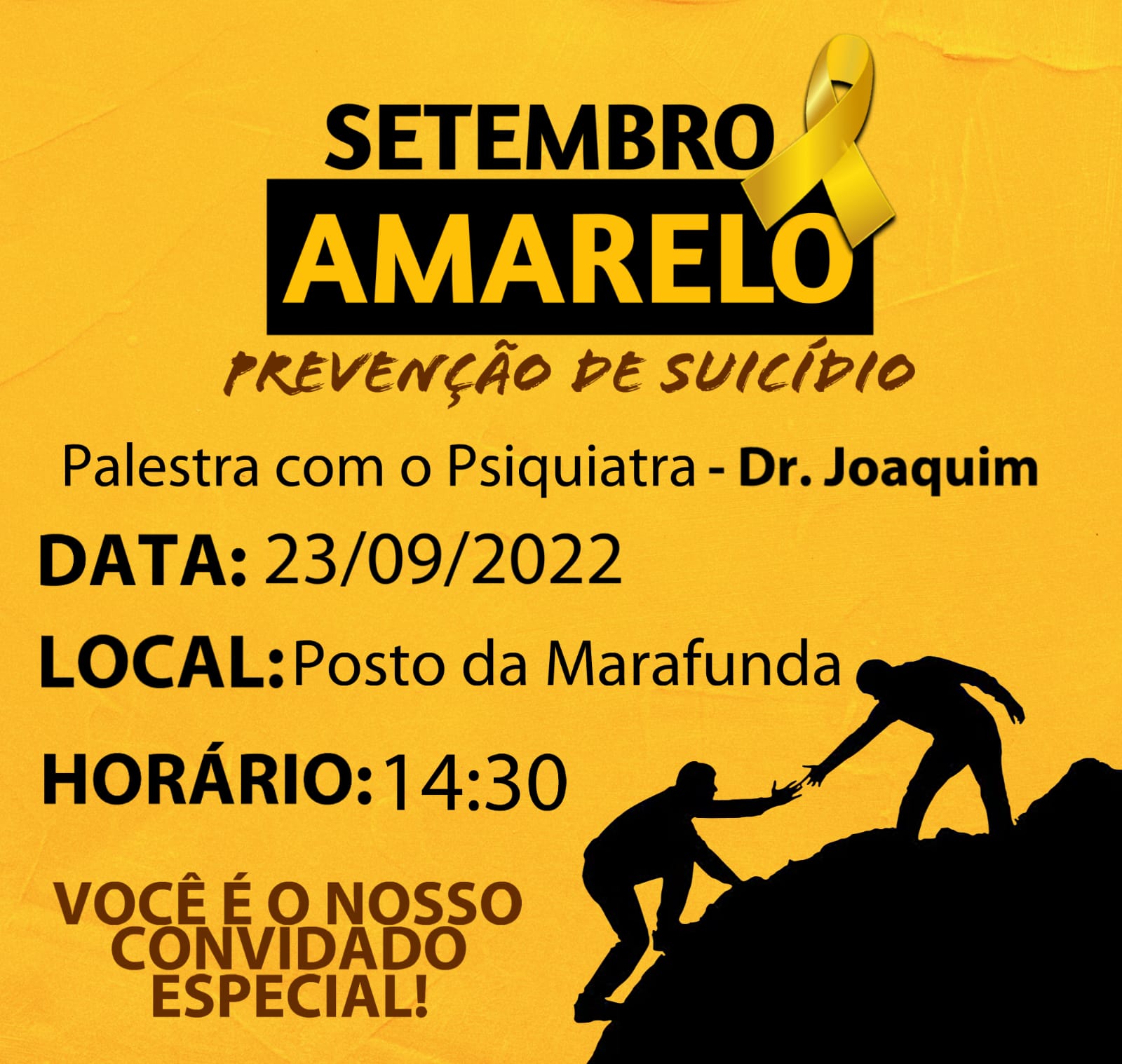 Leia mais sobre o artigo Setembro Amarelo – Palestra