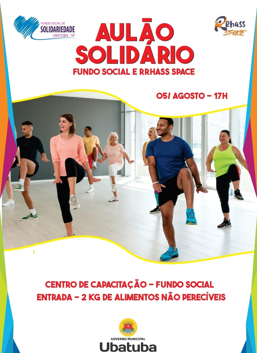 Leia mais sobre o artigo Aulão solidário do Fundo Social de Solidariedade: 05/08/2023