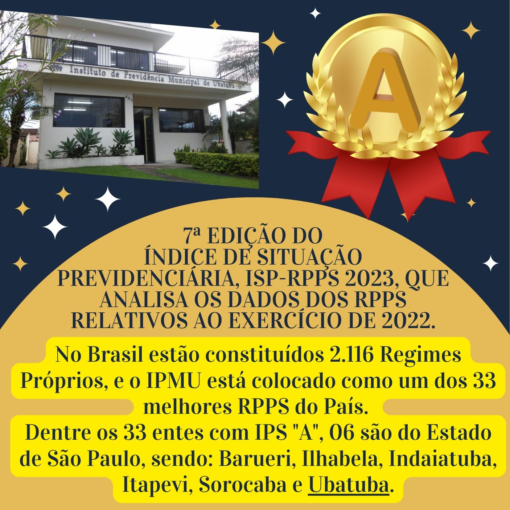 Leia mais sobre o artigo IPMU sobe no Índice de Situação Previdenciária e é destaque em gestão, transparência e suficiência financeira em nível nacional