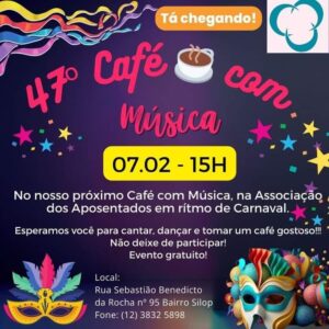 Leia mais sobre o artigo 47º Café com Musica: 27/02/2024